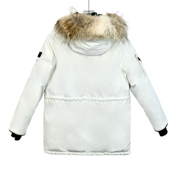 Canada Goose White Arctic Program Parka With Fur-Trim Hood XS Fusion Fit - Picture 2 of 8